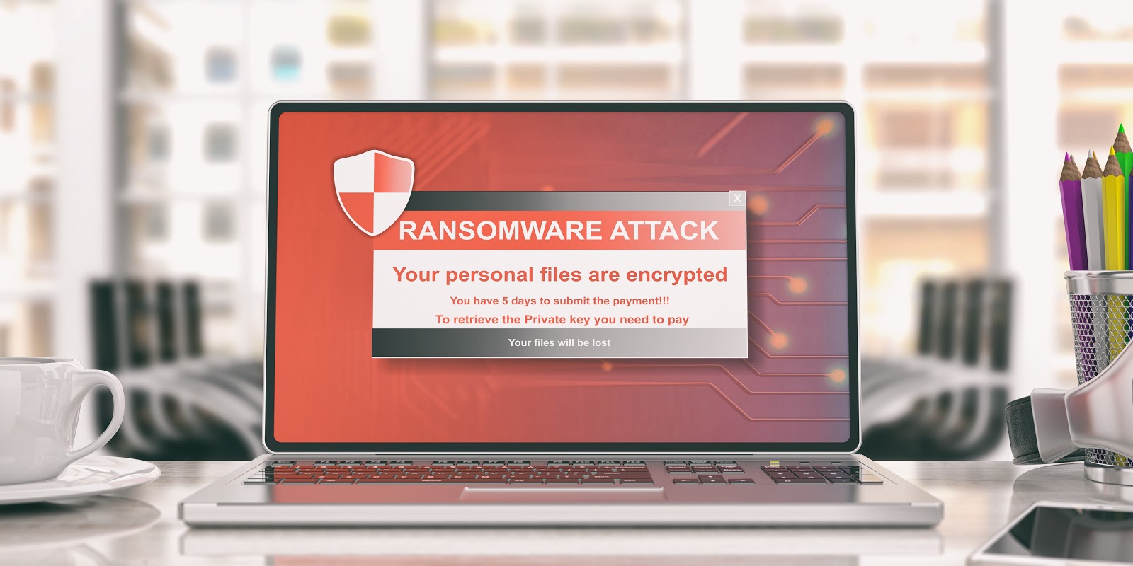 Ransomware attack warning